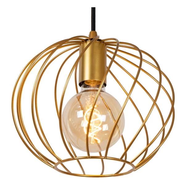 Lucide DANZA - Pendant light - Ø 50 cm - 3xE27 - Matt Gold / Brass - detail 1